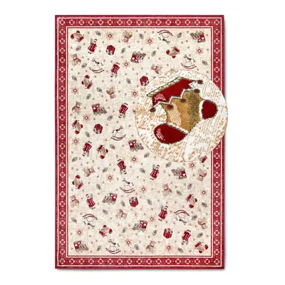 Piros pamutkeverék szőnyeg karácsonyi mintával 160x230 cm Toy's Delight Red Christmas – Villeroy