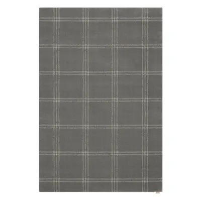 Antracitszürke gyapjú szőnyeg 200x300 cm Calisia M Grid Prime – Agnella