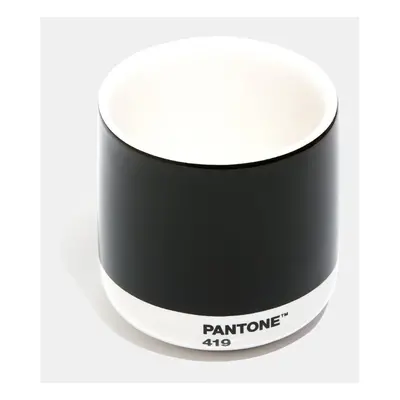 Fekete kerámia bögre 175 ml Cortado Black 419 – Pantone