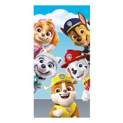 Pamut gyerek fürdőlepedő 70x140 cm Paw Patrol – Jerry Fabrics