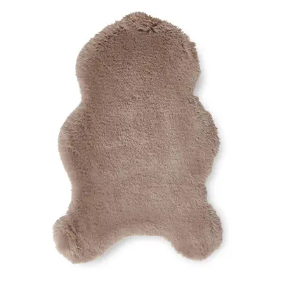 Világosbarna szintetikus szőrme szőnyeg 60x90 cm Super Teddy – Think Rugs