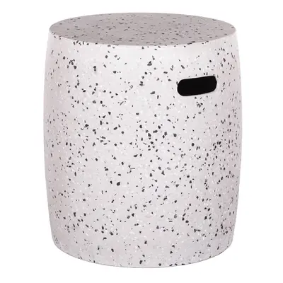 Terrazzo kerek kerti tárolóasztal ø 40 cm Terrazzo – LDK Garden