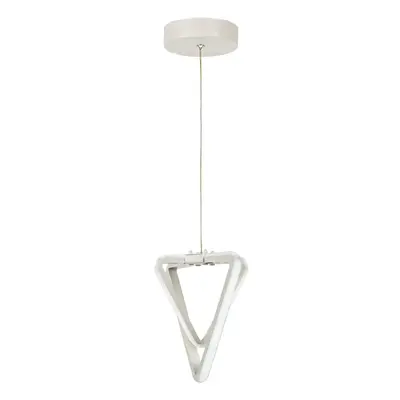 Fehér fém LED függőlámpa ø 20 cm Baris – Squid Lighting