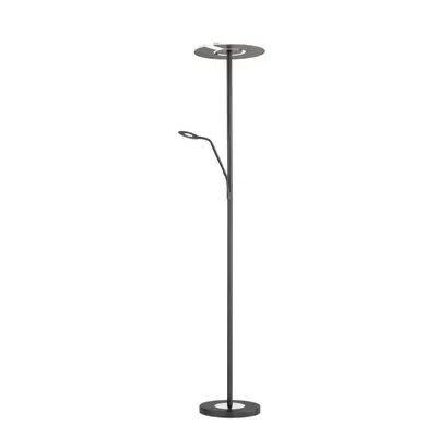 Fekete LED dimmelhető állólámpa (magasság 180 cm) Dent – Fischer & Honsel