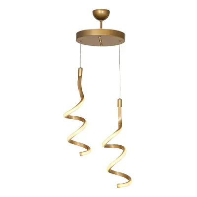 Bronzszínű fém LED függőlámpa ø 25 cm Hilton – Squid Lighting