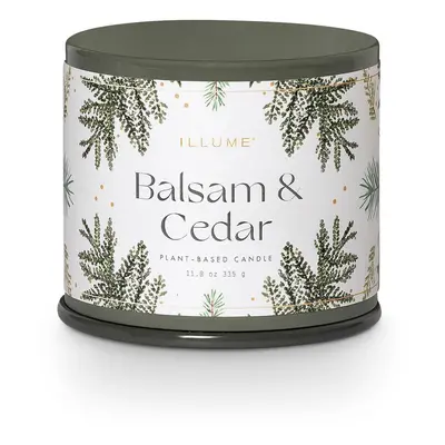 Illatos szójaviasz gyertya, égési idő 50 ó Balsam & Cedar – ILLUME x Bloomingville