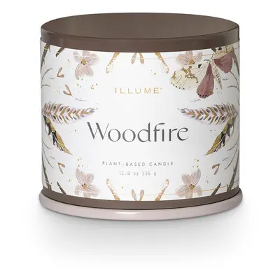 Illatos szójaviasz gyertya, égési idő 50 ó Woodfire – ILLUME x Bloomingville