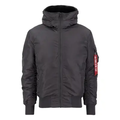 ALPHA INDUSTRIES Átmeneti dzseki sötétszürke / piros / fehér