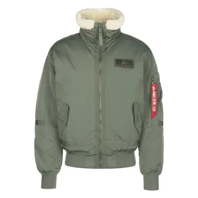 ALPHA INDUSTRIES Átmeneti dzseki khaki / piros / fehér / tojáshéj