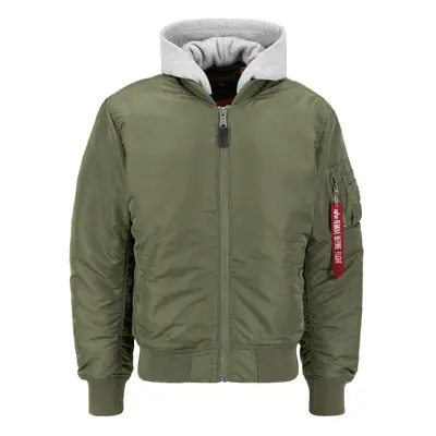 ALPHA INDUSTRIES Átmeneti dzseki szürke / zöld / vegyes színek