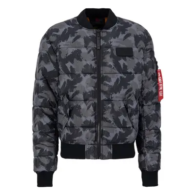 ALPHA INDUSTRIES Átmeneti dzseki 'Camo' szürke / antracit / bazaltszürke