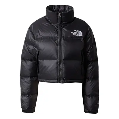 THE NORTH FACE Átmeneti dzseki 'Nuptse' fekete / ezüst