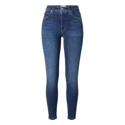 Calvin Klein Jeans Farmer 'HIGH RISE SUPER SKINNY ANKLE' kék farmer