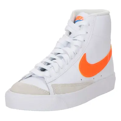 Nike Sportswear Sportcipő 'Blazer 77' greige / neonnarancs / fehér