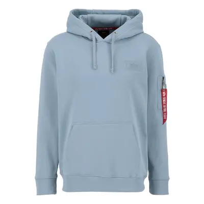 ALPHA INDUSTRIES Tréning póló világoskék / piros / fehér