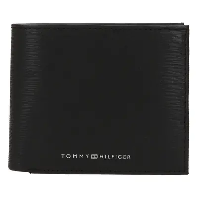 TOMMY HILFIGER Pénztárcák fekete / ezüst