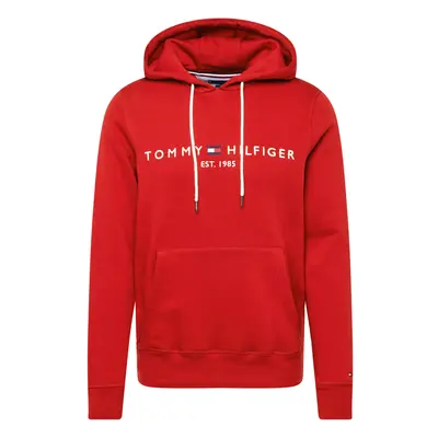 TOMMY HILFIGER Tréning póló tengerészkék / vérvörös / fehér