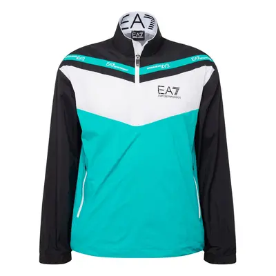 EA7 Emporio Armani Sport szabadidős felsők türkiz / fekete / fehér