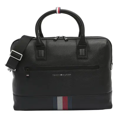 TOMMY HILFIGER Laptoptáskák 'TRANSIT' tengerészkék / sötétvörös / fekete / fehér