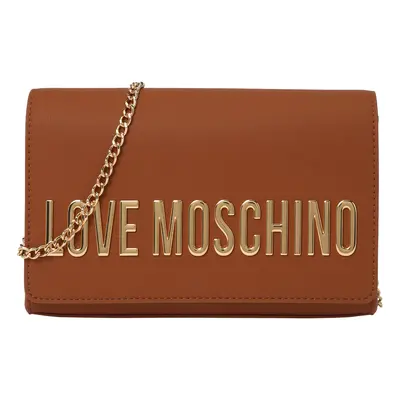 Love Moschino Válltáska 'Nero' konyak / arany