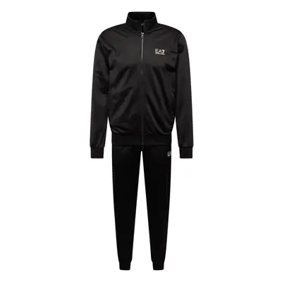 EA7 Emporio Armani Jogging ruhák fekete / fehér