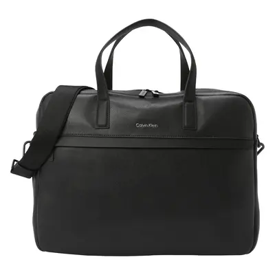 Calvin Klein Laptoptáskák 'MUST' fekete / ezüst