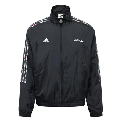 ADIDAS SPORTSWEAR Sportdzseki 'Pride Tiro' sötétszürke / neon-rózsaszín / fekete / fehér