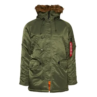 ALPHA INDUSTRIES Téli parka 'N3B VF 59' sötétzöld