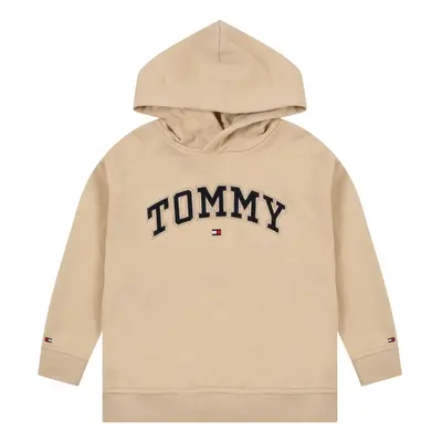 TOMMY HILFIGER Tréning póló 'VARSITY' krém / piros / fekete / fehér