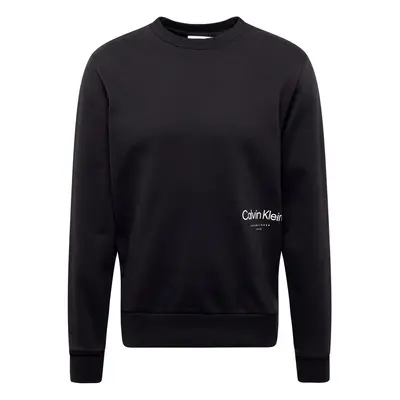 Calvin Klein Tréning póló fekete / fehér