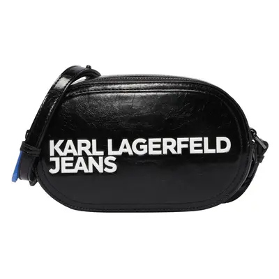 KARL LAGERFELD JEANS Válltáska fekete / fehér