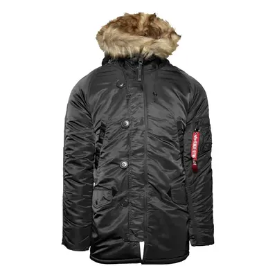 ALPHA INDUSTRIES Téli dzseki 'N3B VF 59' bazaltszürke / narancs