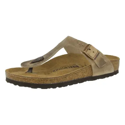 BIRKENSTOCK Ujjelválasztó-pántos szandál 'Gizeh' barna