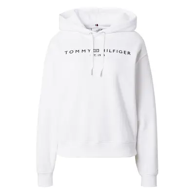 TOMMY HILFIGER Tréning póló fekete / fehér