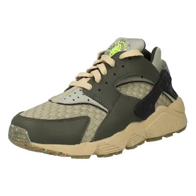 Nike Sportswear Rövid szárú sportcipők 'AIR HUARACHE CRATER PRM' khaki / pasztellzöld / fekete