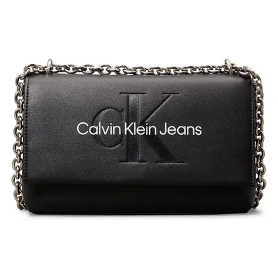 Calvin Klein Jeans Válltáska fekete / fehér