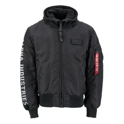 ALPHA INDUSTRIES Átmeneti dzseki 'MA-1 D-Tec SE' fekete / fehér