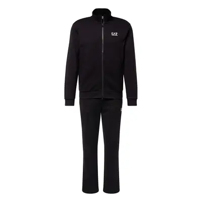 EA7 Emporio Armani Jogging ruhák fekete / fehér