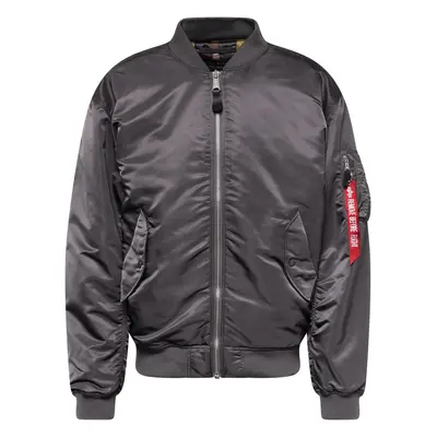 ALPHA INDUSTRIES Átmeneti dzseki füstszürke / piros / fehér