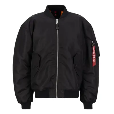 ALPHA INDUSTRIES Átmeneti dzseki vérvörös / fekete