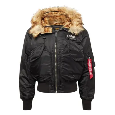 ALPHA INDUSTRIES Téli dzseki '45P' világosbarna / piros / fekete / fehér