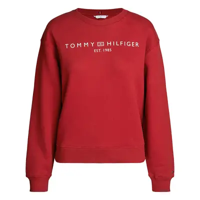 TOMMY HILFIGER Tréning póló tengerészkék / vérvörös / fehér