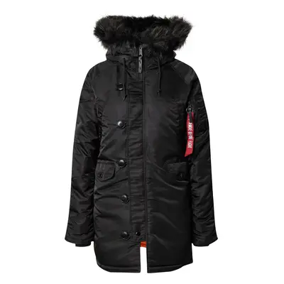 ALPHA INDUSTRIES Téli dzseki piros / fekete / fehér