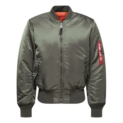 ALPHA INDUSTRIES Átmeneti dzseki 'MA-1' sötétzöld / piros / fehér