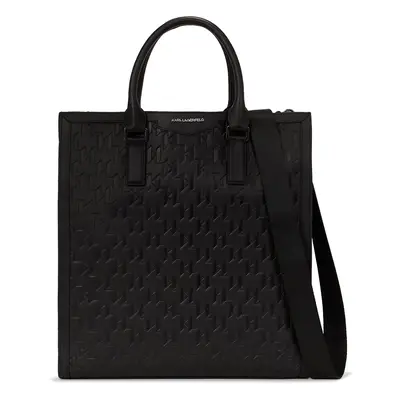 Karl Lagerfeld Shopper táska 'K/Loom' fekete