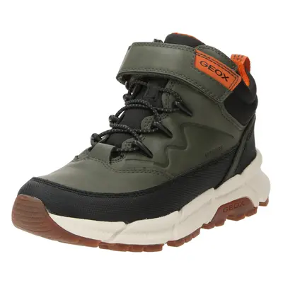 GEOX Csizma 'FLEXYPER' khaki / narancs / fekete