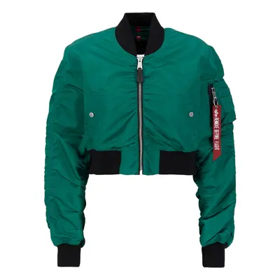 ALPHA INDUSTRIES Átmeneti dzseki smaragd / fekete