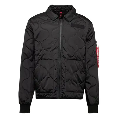 ALPHA INDUSTRIES Átmeneti dzseki piros / fekete / piszkosfehér