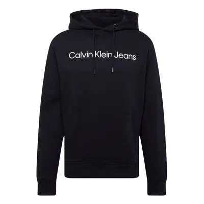 Calvin Klein Jeans Tréning póló fekete / fehér