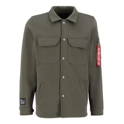 ALPHA INDUSTRIES Átmeneti dzseki khaki / tűzpiros